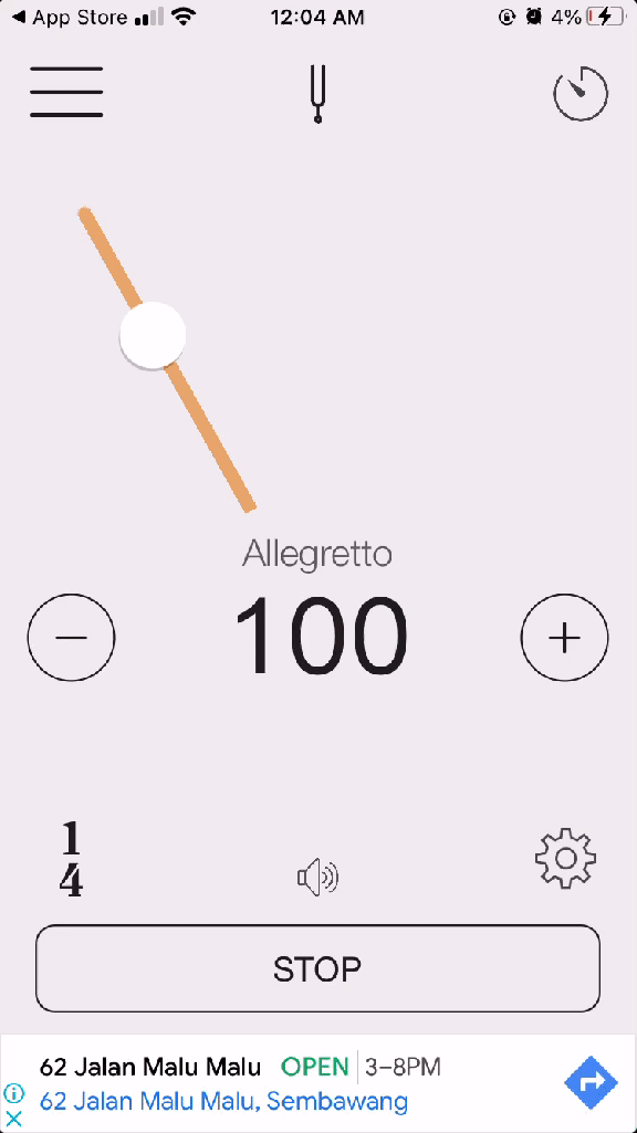 Metronome gif